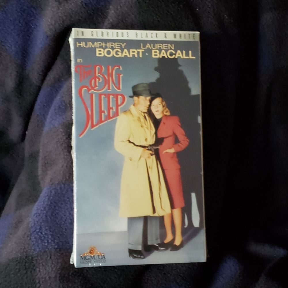 The Big Sleep VHS Humphrey Bogart Movie
